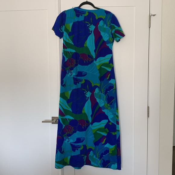 Vintage Kimo's Polynesian Shop Made in Hawaii Maxi Dress - Picture 7 of 16